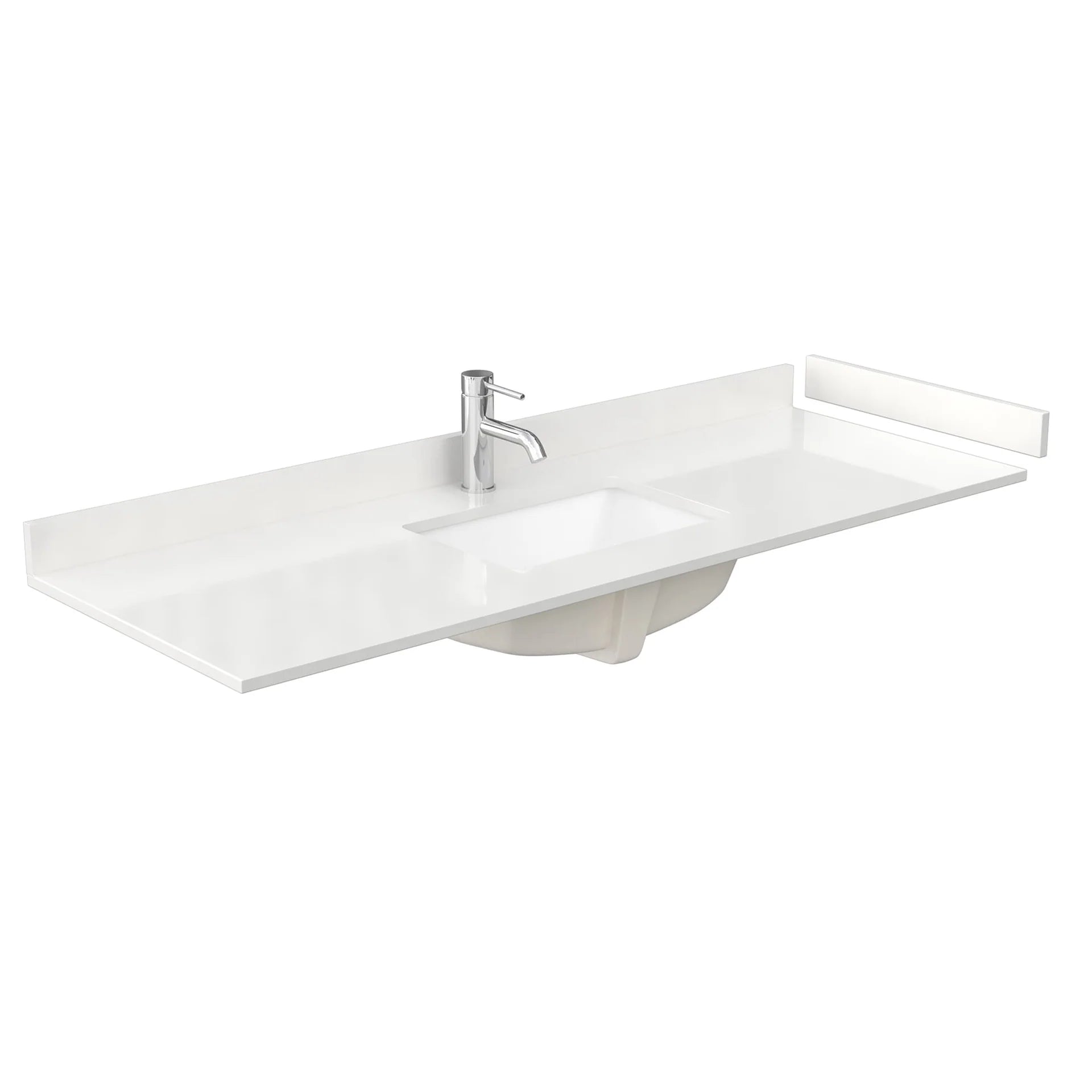 Pendry Bathroom Vanity with Countertop Single Sink Single hole Faucet Setup
