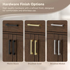 Beckett Bathroom Vanity with Countertop Double Sink Single hole Faucet Setup