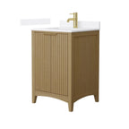 Palmilla Bathroom Vanity with Countertop Single Sink Single hole Faucet Setup