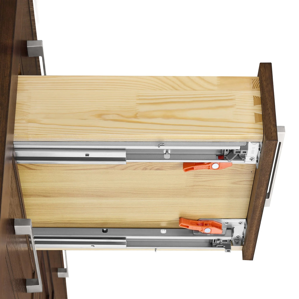 Beckett Bathroom Vanity with Countertop Double Sink Single hole Faucet Setup