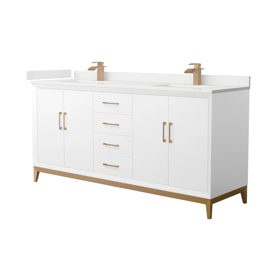 Amici Bathroom Vanity Cabinet 72 inch Double Sink