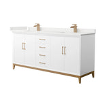 Amici Bathroom Vanity Cabinet 72 inch Double Sink