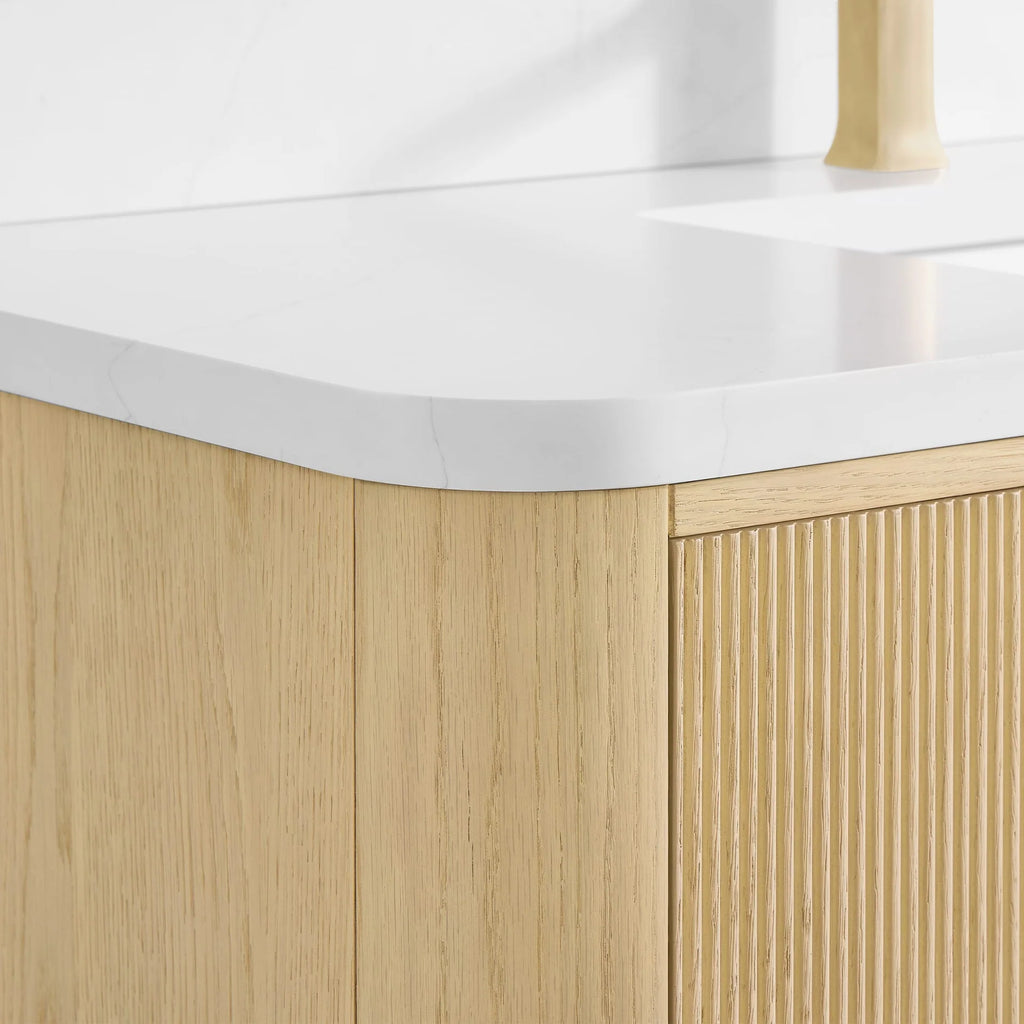 Francesca WM Wall Mounted Bathroom Vanity with Single hole Faucet