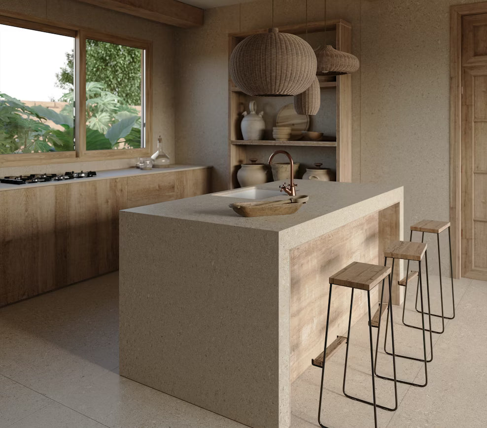 Avorio Dekton - Dk natural 2.0Cm Standard Format: 128.74X57.87 in