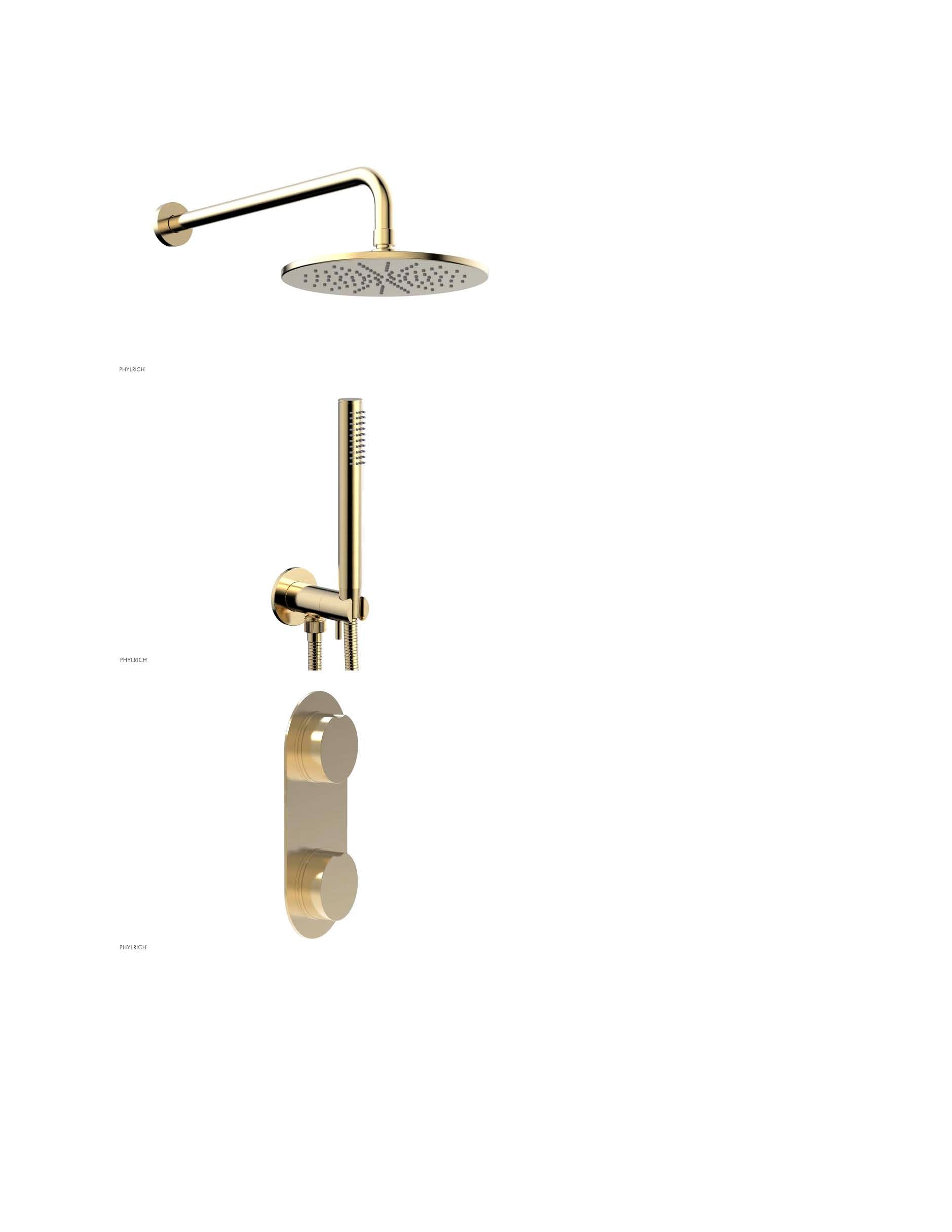 CIRC - Thermostatic Valve with Volume Control or Diverter 4-708 SET Rough included