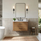 Francesca WM Wall Mounted Bathroom Vanity with Single hole Faucet