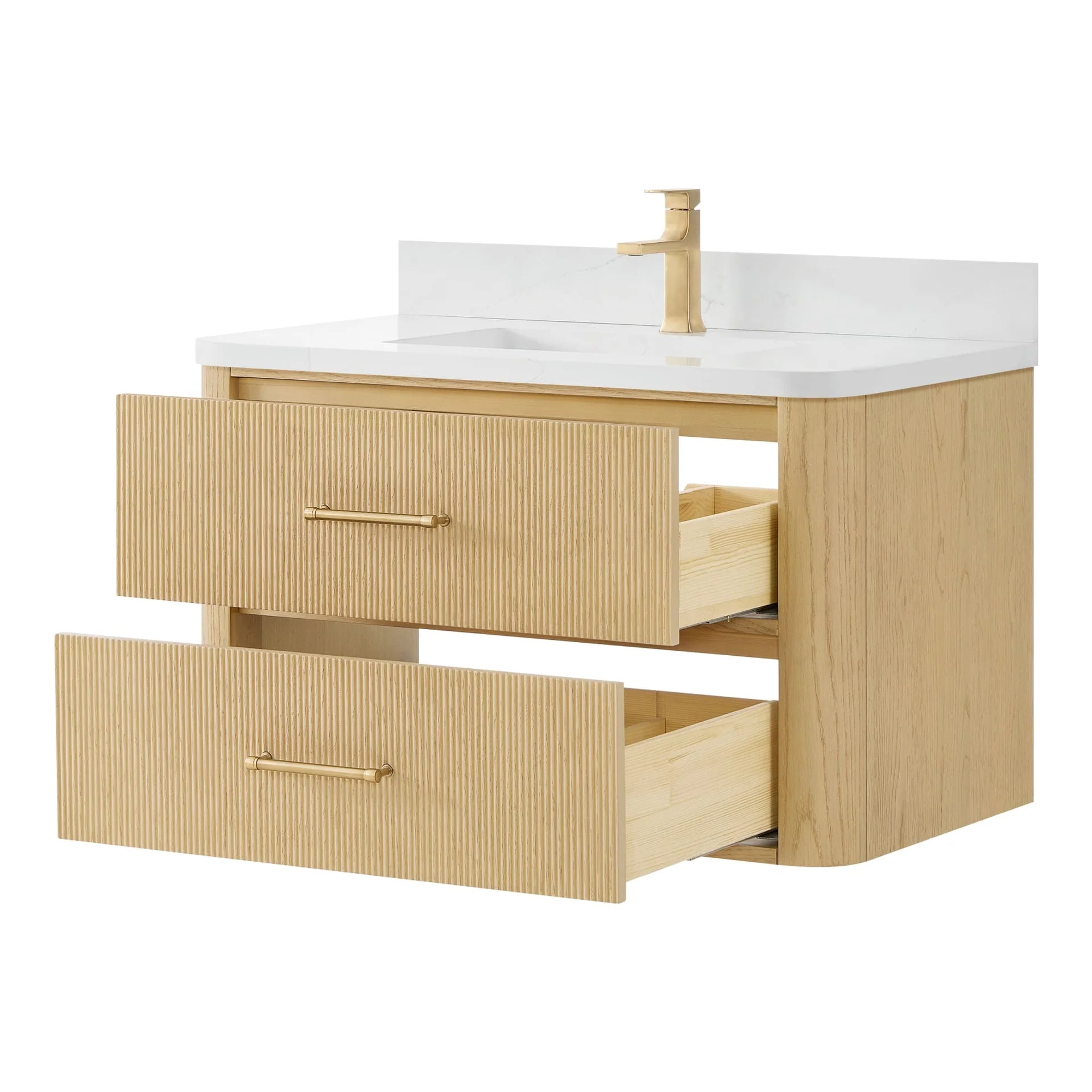 Francesca WM Wall Mounted Bathroom Vanity with Single hole Faucet
