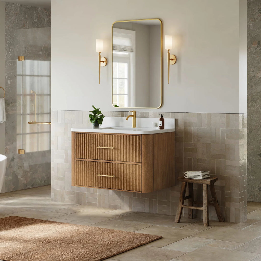 Francesca WM Wall Mounted Bathroom Vanity with Single hole Faucet