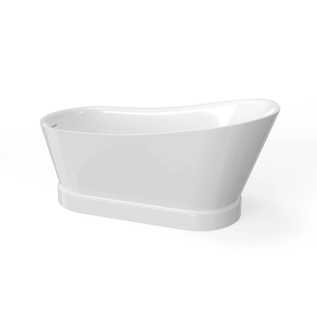 Emryn 67 Inch Slipper Acrylic Freestanding Tub