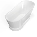 Emryn 67 Inch Slipper Acrylic Freestanding Tub