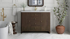 Gracyn Single Vanity, w/ 3 CM White Zeus Quartz Top