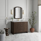 Gracyn Single Vanity, w/ 3 CM White Zeus Quartz Top