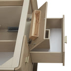 Lucian Single Vanity, 3 CM White Zeus Silestone Widespread Top