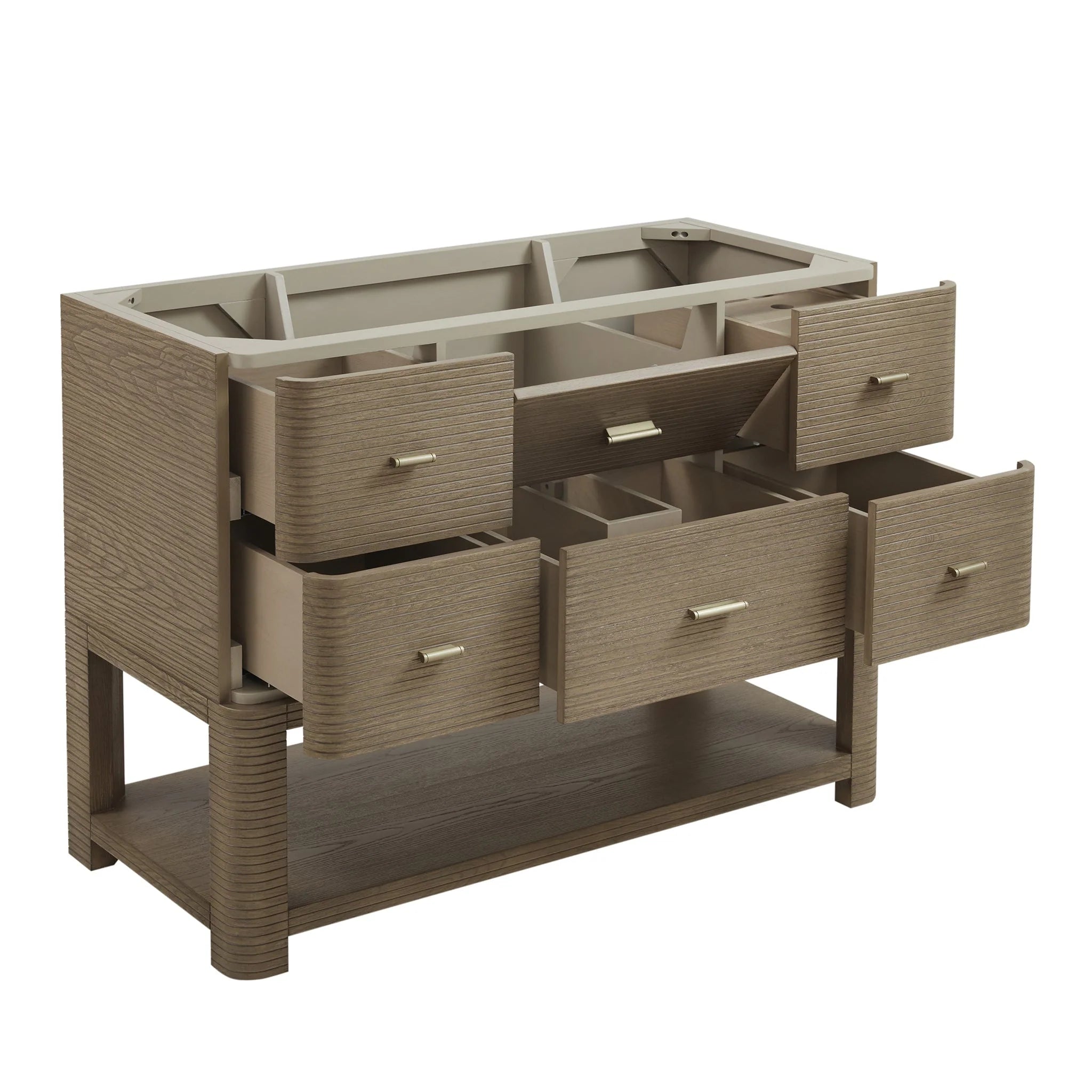 Lucian Single Vanity, 3 CM White Zeus Silestone Widespread Top