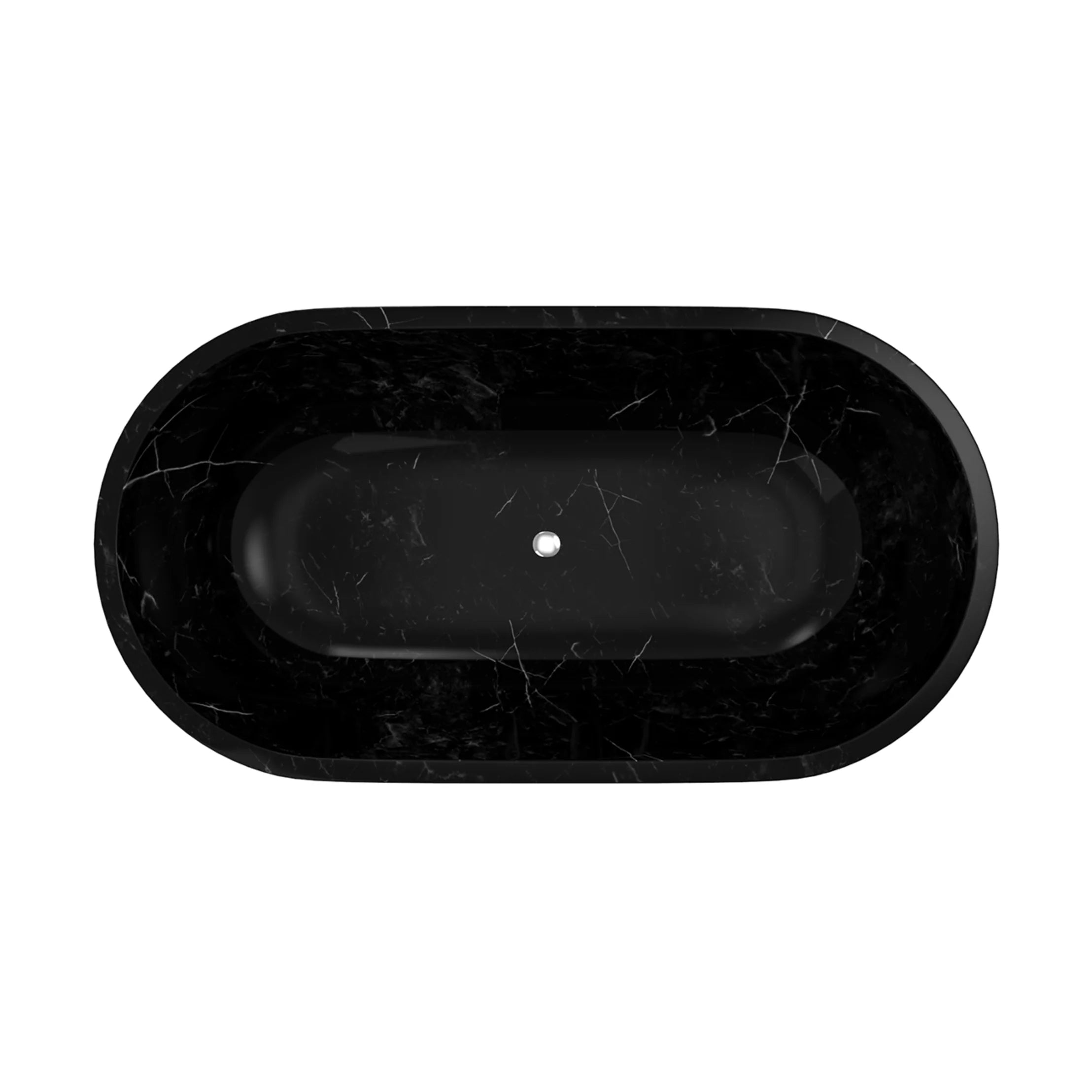 Monte Carlo 75 Inch Double Ended Marble Stone Tub