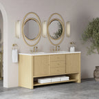 Marigot 72" Double Vanity in Sunwashed Oak