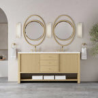 Marigot 72" Double Vanity in Sunwashed Oak