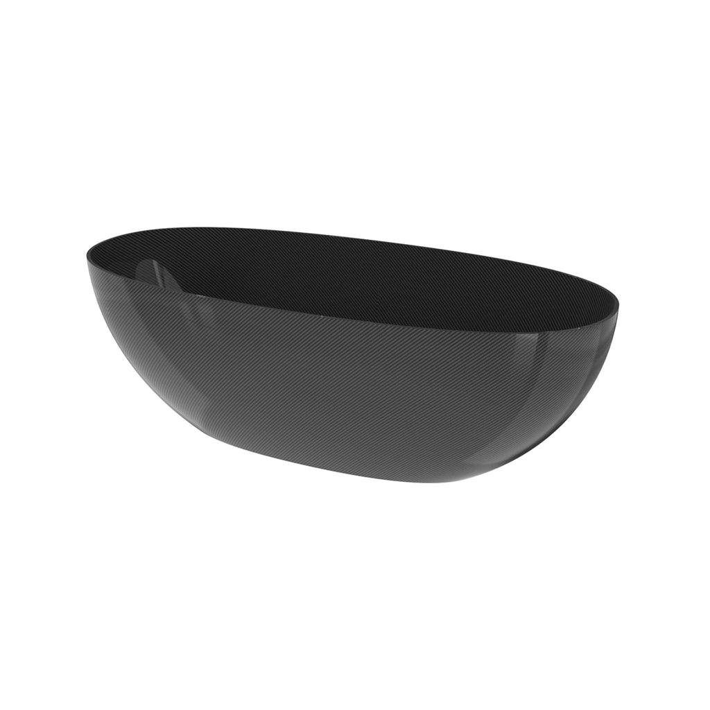 Soren 67-Inch Carbon Fiber Freestanding Soaking Bathtub