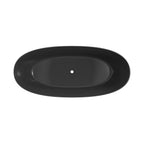 Soren 67-Inch Carbon Fiber Freestanding Soaking Bathtub