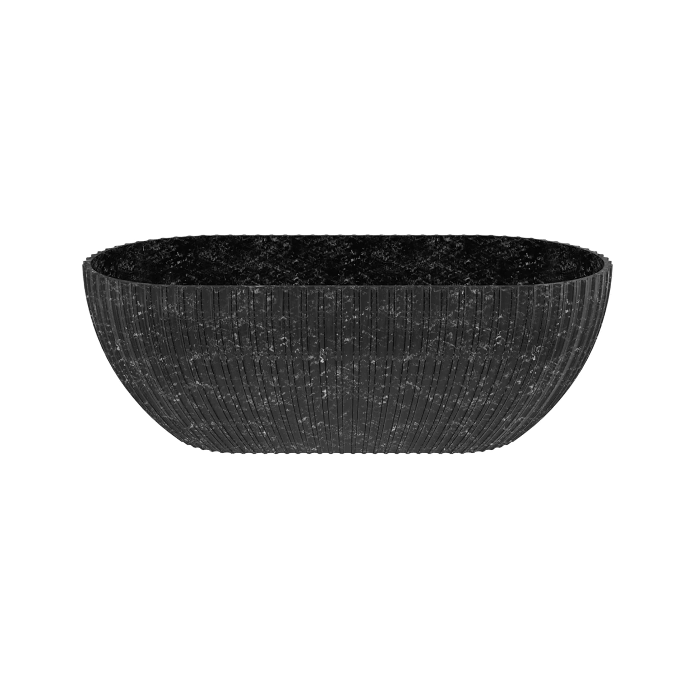 Ansel 67-Inch Carbon Fiber Freestanding Soaking Bathtub