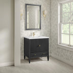 Myrrin Single Vanity,  w/ 3 CM White Zeus Silestone Top