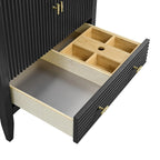 Myrrin Single Vanity,  w/ 3 CM White Zeus Silestone Top