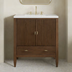 Myrrin Single Vanity,  w/ 3 CM White Zeus Silestone Top