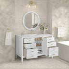 Myrrin Single Vanity,  w/ 3 CM White Zeus Silestone Top