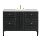 Myrrin Single Vanity,  w/ 3 CM White Zeus Silestone Top
