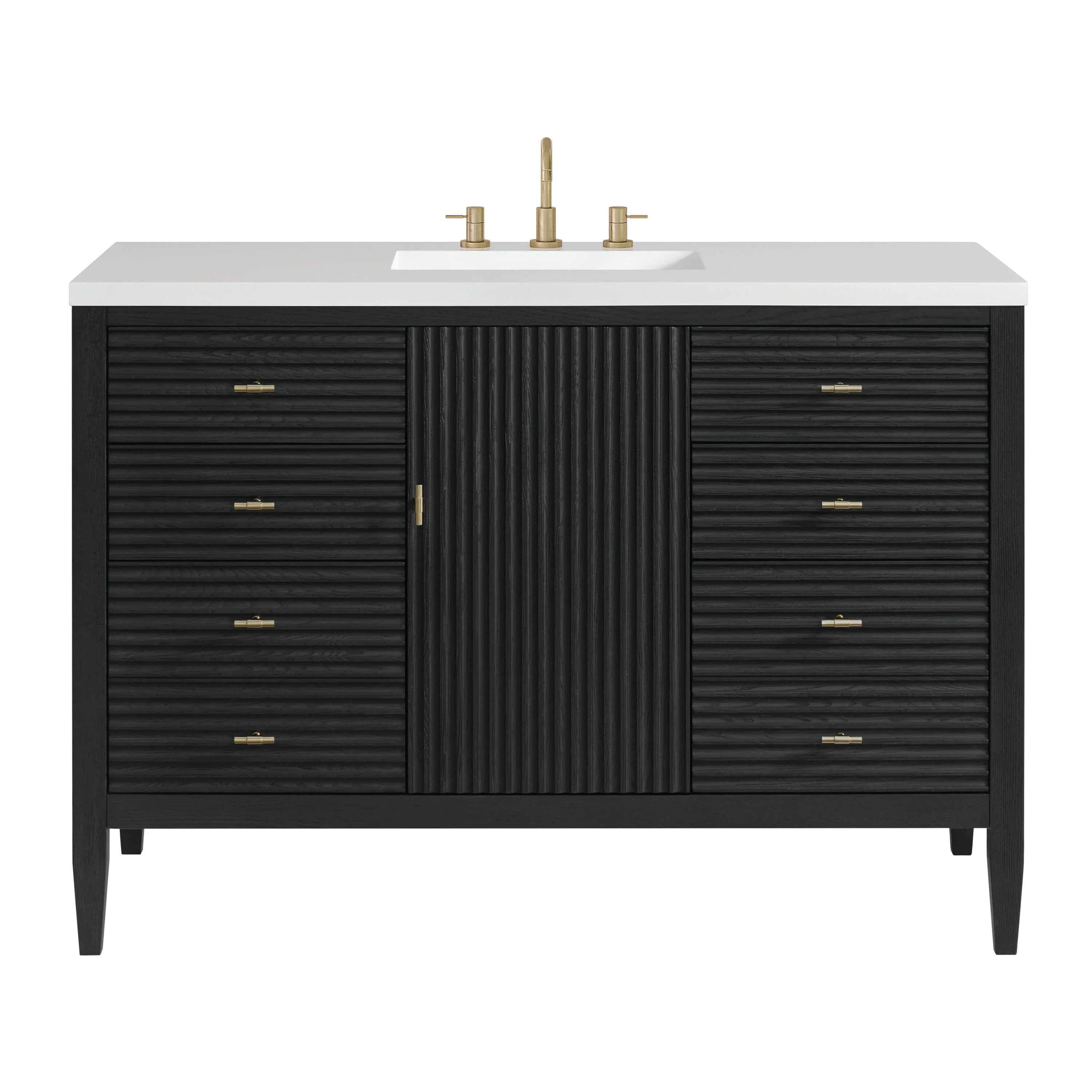 Myrrin Single Vanity,  w/ 3 CM White Zeus Silestone Top