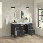 Myrrin Single Vanity,  w/ 3 CM White Zeus Silestone Top