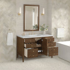 Myrrin Single Vanity,  w/ 3 CM White Zeus Silestone Top
