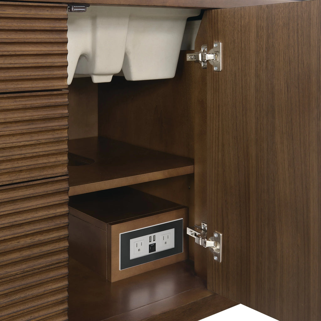 Myrrin Single Vanity,  w/ 3 CM White Zeus Silestone Top