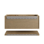 Allamari 48" Single Vanity, Dune Mist w/ 3 CM White Zeus Silestone Top
